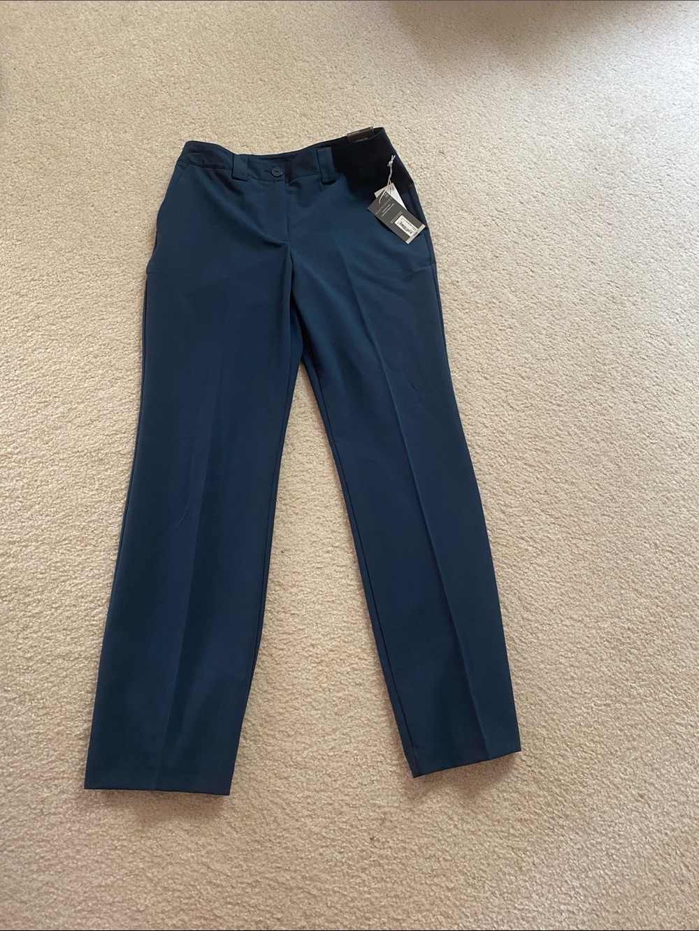Worthington Straight Leg Dress Pants in Navy